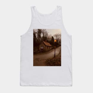 Little house and Street Lamp, Durham Tank Top